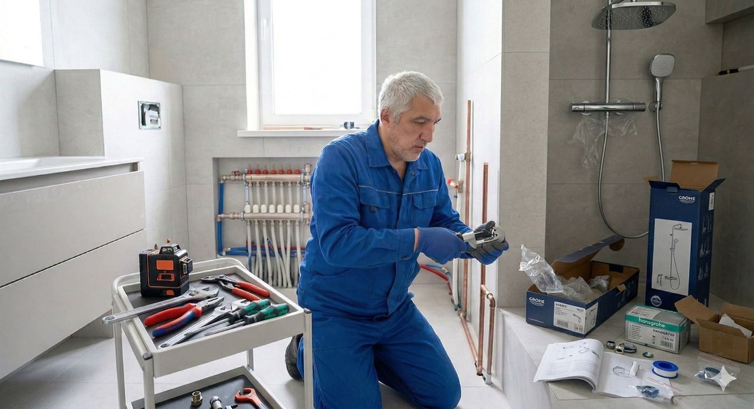 Сантехник в Алматы выполняет установку и ремонт сантехники на дому