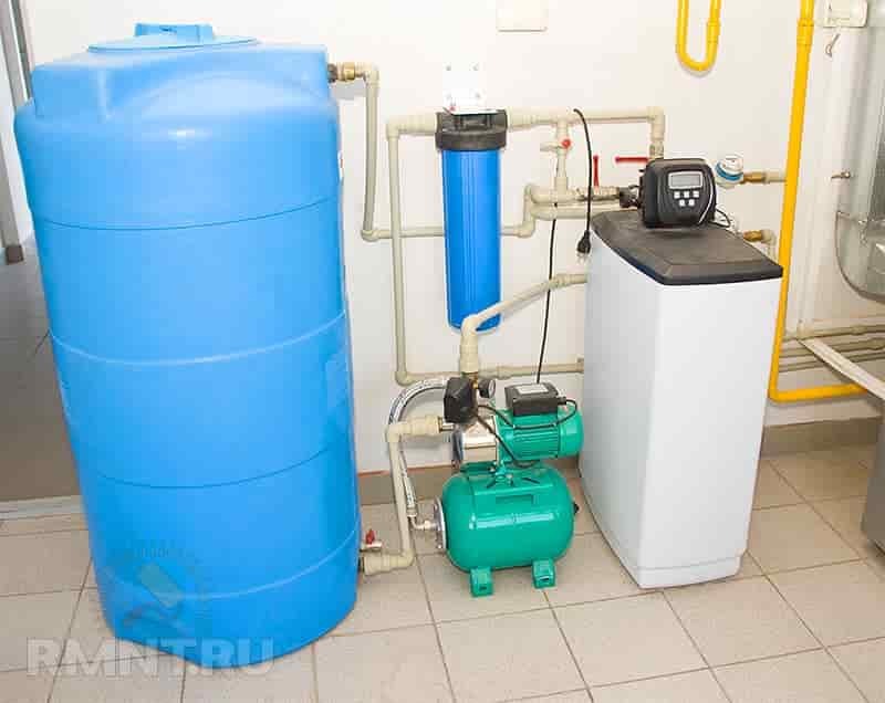 Монтаж системы водоснабжения в Алматы — установка насосной станции и бака воды