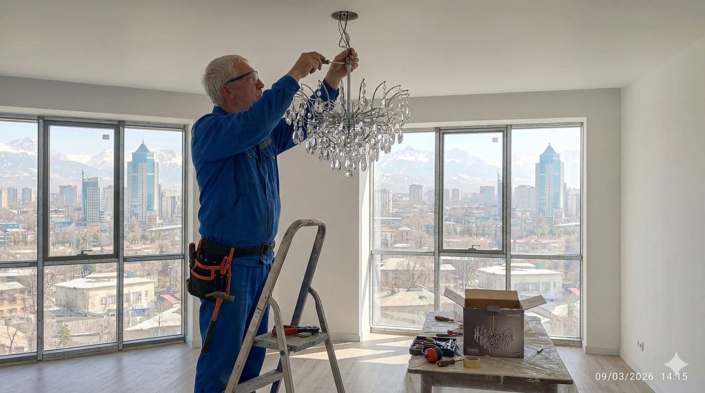 Электрик Манас Алматы монтаж электрощитка