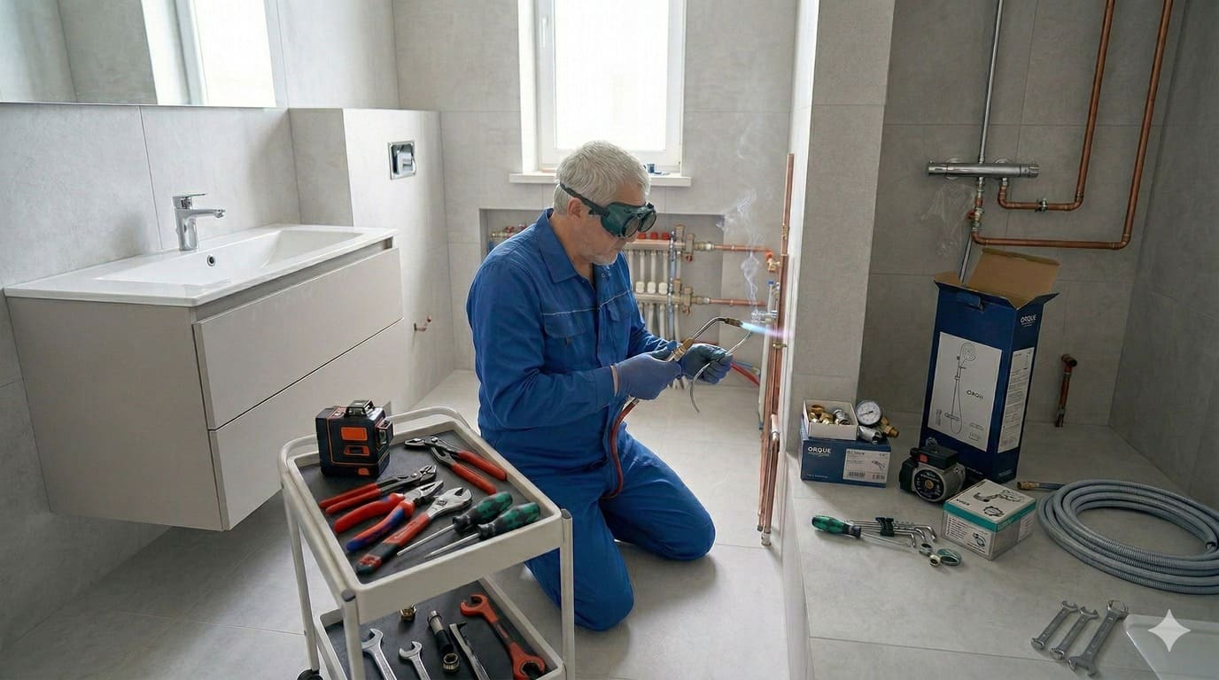 сантехник в Алматы выполняет монтаж и ремонт труб